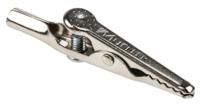 bu-60s Mueller Electric Crocodile Clip 4 mm Connection, Nickel-Plated Steel Contact, 10A
