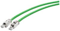 6xv18785bh20 Siemens, 2m Cat6a, Green RJ45 to Male RJ45, Aluminium foil with a braided tin-plated copper wire screen Shielded,