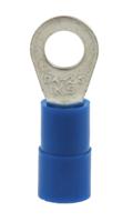 178-7259 RS PRO Insulated Ring Terminal, 4.3mm Stud Size, 1.5mm² to 2.5mm² Wire Size, Blue