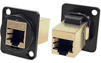 203-5596 RS PRO Single-Port RJ45 Feedthrough Connector, Cat5e, Shielded