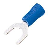 534-604 RS PRO Insulated Crimp Spade Connector, 1.5mm² to 2.5mm², 16AWG to 14AWG, M6 Stud Size Vinyl, Blue