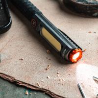 ne1033-g NEBO Big Larry Pro LED Safety Torch Grey - Rechargeable 600 lumens, 197 mm