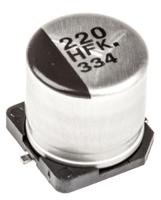 eeefk1h221gp Panasonic 220μF Aluminium Electrolytic Aluminium Electrolytic Capacitor 50V dc, Surface Mount - EEEFK1H221GP