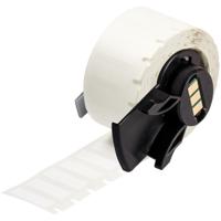 m6-20-423 Brady B-423 Black on White Cable Labels, 25.40 mm Width, 50.80mm Label Length, 25.4mm Label Width