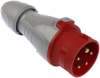 5-551-29 Legrand, P17 Tempra Pro IP44 Red Cable Mount 3P + N + E Industrial Power Plug, Rated At 16A, 415 V