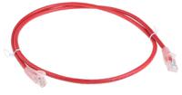 557-262 RS PRO, 1m Cat5e, Red RJ45 to Male RJ45 Male, U/UTP Unshielded, Terminated PVC Sheath