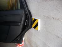 pu3515nj Viso Black, Yellow Wall Protector 350mm x 80mm