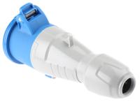 5-552-14 Legrand, P17 Tempra Pro IP44 Blue Cable Mount 2P + E Industrial Power Socket, Rated At 32A, 230 V