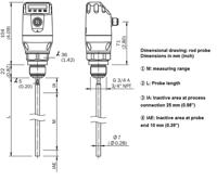 lfp2000-a4nmb SICK Guided Radar Level Radar, 0-10 V, 4-20 mA Output, Vertical, PBT Body