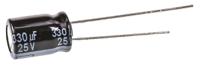 eeufr1e331 Panasonic 330μF Aluminium Electrolytic Capacitor 25V dc, Radial, Through Hole - EEUFR1E331