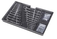 480-6903 RS PRO 43-Piece Spanner Set, 3/16 → 11/32 in, 4 → 21 mm, Carbon Steel