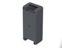 00164124 Bopla Bocube Alu Series Graphite Grey Aluminium General Purpose Enclosure, IP66, IP68, IP69, IK09, Graphite Grey Lid,