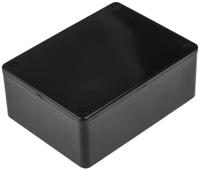 1591sbk Hammond 1591 Series Black Flame Retardant ABS Enclosure, IP54, Black Lid, 110 x 82 x 40mm
