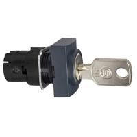 zb6dgl Schneider Electric Harmony 2-position Key Switch Head, Spring Return, 16mm Cutout