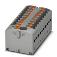 3273504 Phoenix Contact Distribution Block, 19 Way, 0.14 → 4mm², 24 A, 41 A, 500 V, Grey
