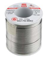 179-6682 RS PRO Wire, 1.57mm Lead solder, 183°C Melting Point