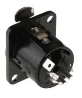 457-932 RS PRO Panel Mount XLR Connector, Female, 5 Way