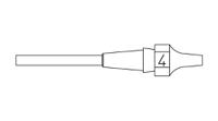 t0051326299 Weller 1 XDSL Desoldering Nozzle for use with DSX120, WXDP120, WXDV120 Desoldering Irons