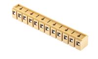 0243520000 Weidmuller MK Series Terminal Strip, 24A, 22 → 12 AWG Wire, Screw Termination