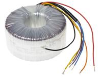 117-6065 RS PRO 2 x 115V ac, 2 x 40V ac Toroidal Transformer, 300VA