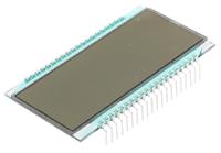 184-7743 RS PRO 7-Segment LCD Display, Black on Grey, 1 Row by 4 Characters, Reflective