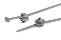 156-00085 HellermannTyton Cable Tie, 200mm x 4.6 mm, Grey Polyamide 4.6, Pk-500