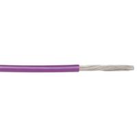 6716-vi001 Alpha Wire Ecogen Ecowire Series Purple 1.3 mm² Hook Up Wire, 16 AWG, 26/0.25 mm, 305m, MPPE Insulation, 6716 VI001