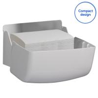 6956 Aquarius ABS White Wall Mounting Paper Towel Dispenser, 287mm x 142mm x 159mm