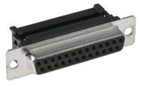 642-4913 RS PRO 25 Way Cable Mount D-sub Connector Socket, 1.27mm Pitch