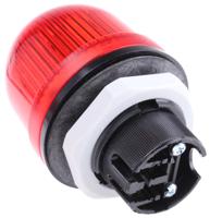 80110068 Werma EM 801 Series Red Steady Beacon, 230 V ac, Panel Mount, LED Bulb, IP65