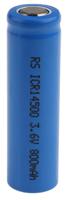 183-4300 RS PRO RS PRO, 3.6V, 14500, Lithium-Ion Rechargeable Battery, 820mAh