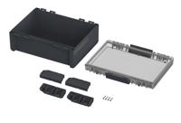 96028564-b-233012-pc-v0-g-7024 Bopla Bocube Series Polycarbonate General Purpose Enclosure, IP66, IP68, Flanged, 239 x 300 x 120mm