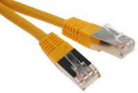 411-201 RS PRO, 2m Cat6, Yellow RJ45 to Male RJ45 Male, S/FTP Shielded, Terminated PVC Sheath