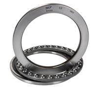 51122 SKF  1 Row Thrust Ball Bearing - 110 mm ID, 145 mm OD