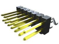 tsm-103-01-l-sv Samtec TSM Series Straight Surface Pin Header, 3 Contact(s), 2.54 mm Pitch, 1 Row, Unshrouded