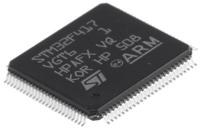 stm32f417vgt6 STMicroelectronics, 32 bit ARM Cortex M4, STM32F417VG Microcontroller, 168 MHz, 1024kB FLASH, 100-Pin LQFP