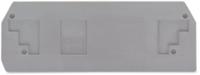283-350 WAGO 283 Series End And Intermediate Plate for Use with Rail Mount Terminal Blocks