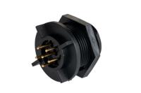 px041306ppc Bulgin Circular Connector, 6 Contacts, PCB, Miniature Connector, Plug, Male, IP68, Buccaneer 400 Series