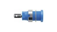 seb-7077-ni-gn Schutzinger Green Female Banana Socket, 4 mm Connector, 24A, 1000V, Nickel Plating