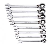 50-ctj8 SAM 8-Piece Combination Ratchet Spanner Set, 8 → 19 mm