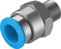 qs-14-12-20 Festo Straight Threaded Adaptor, G 1/4 Male to Push In 12 mm, Threaded-to-Tube Connection Style, 130680