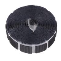 890-4165 RS PRO Black Hook & Loop Tape, 25mm x 5m