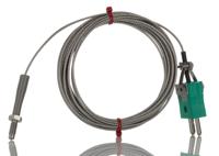 252-2436 RS PRO Type K Nozzle Thermocouple 5m Length, M6 x 1mm Diameter → +350°C