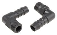 795-304 RS PRO Hose Connector, Elbow Hose Tail Adaptor, BSP 3/8in 12mm ID
