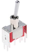 734-7084 RS PRO Toggle Switch, PCB Mount, On-(On), SPDT, Through Hole Terminal