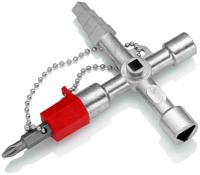 00-11-04 Knipex Diecast Zinc 10-way Control Cabinet Key