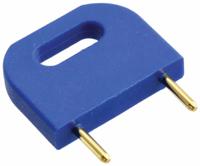 d3088-97 HARWIN Shorting Link Male Straight Blue Closed Top 2 Way 1 Row 10.16mm Pitch