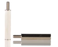 606-709 RS PRO Standoff, M3 x M3 Thread, 25mm Body, Brass, Male/Female, 10mm Stud
