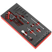 modmr181-36pb Facom 46 Piece Socket Tool Kit with Foam Inlay