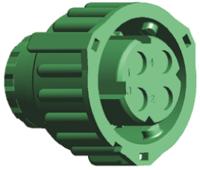 3-967325-1 TE Connectivity Male Connector Housing, 4 Way
